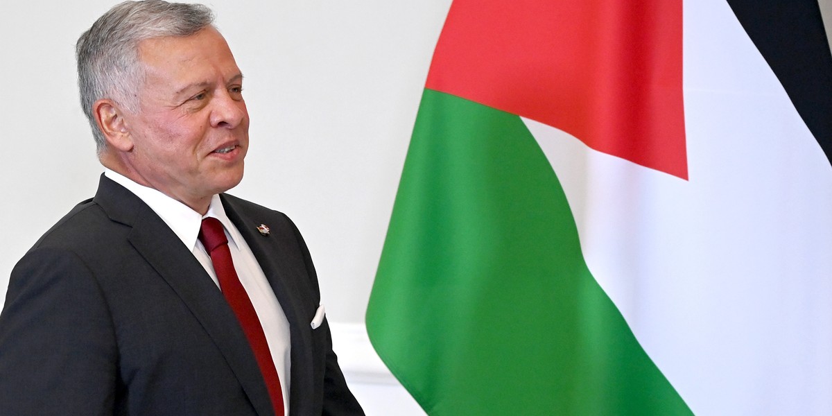 Król Jordanii Abdullah II.