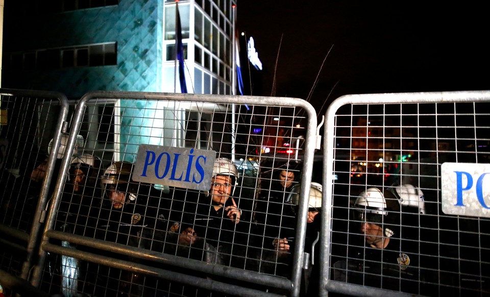 TURKEY NETHERLANDS DIPLOMATIC ROW (Protest against Netherlands in Ankara)