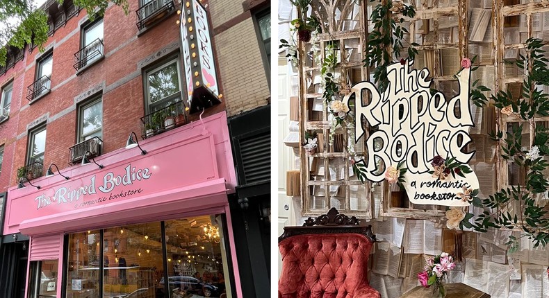 The Ripped Bodice storefront in Park Slope (Brooklyn, New York).Julia Pugachevsky