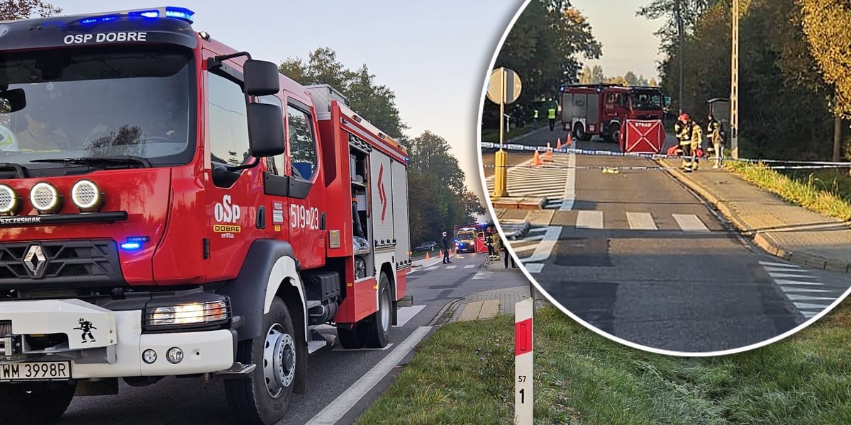 Zginął w drodze do szkoły. Straszna śmierć 14-latka. Tragedia pod Mińskiem Mazowieckim.