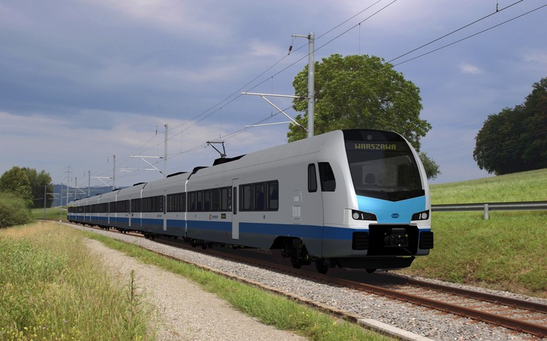 EZT dla PKP Intercity (wizualiacja - materiały prasowe PKP Intercity).