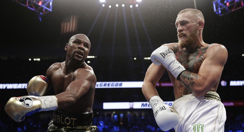 Mayweather defeats McGregor