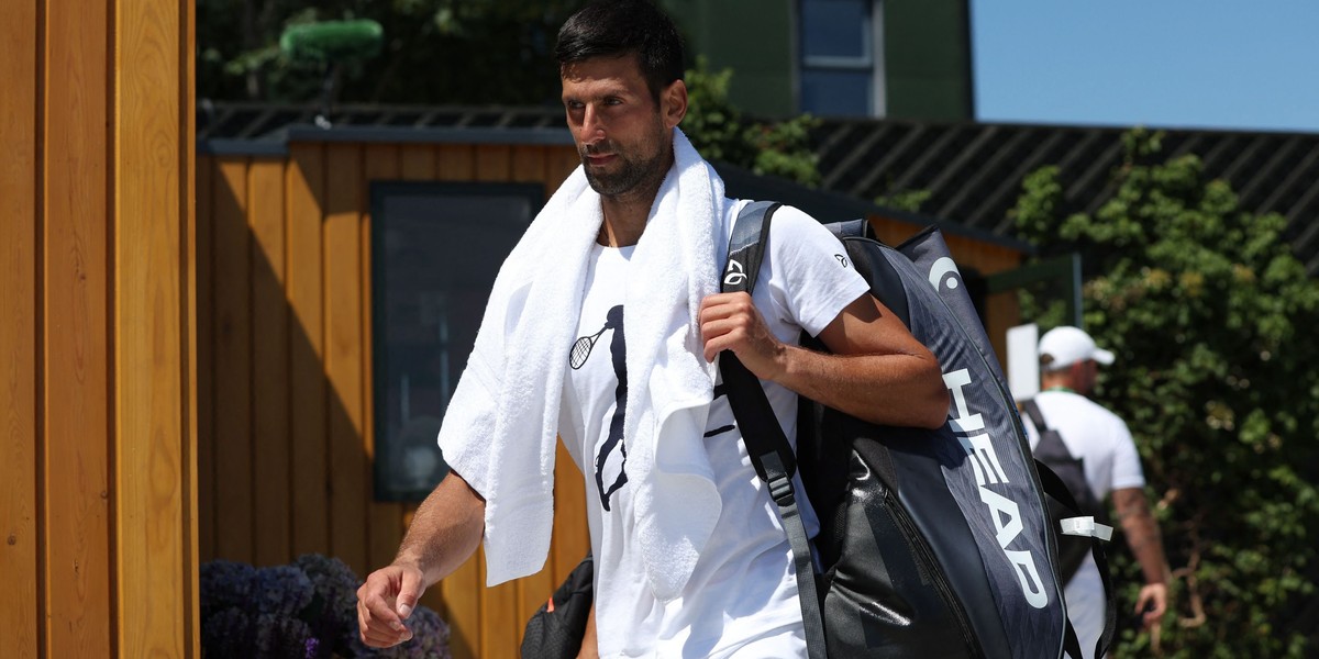 Novak Djokovic (35 l.)  na tegorcznym Wimbledonie. To jego 8. finał 