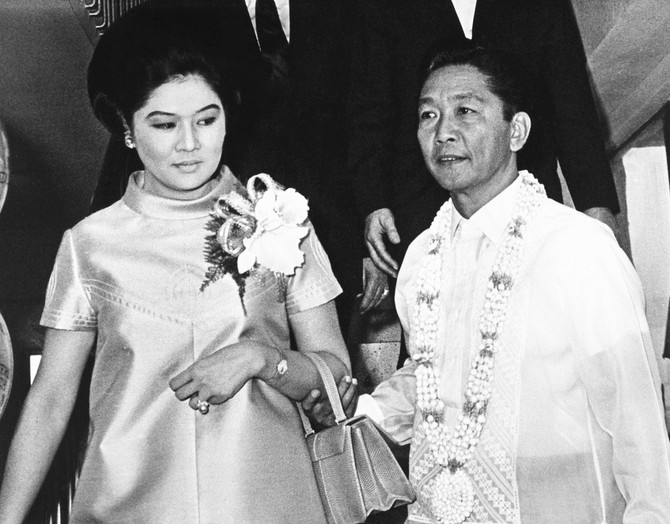 Imelda i Ferdinand Markos 1966. u danima kada im je politička akrijera bila na vrhuncu 