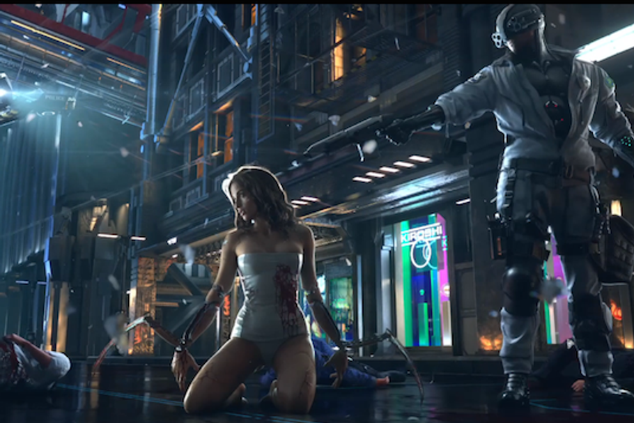 Teaser gry "Cyberpunk 2077"