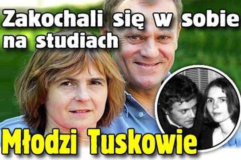 Zakochali się na studiach! Młodzi Tuskowie. FOTY