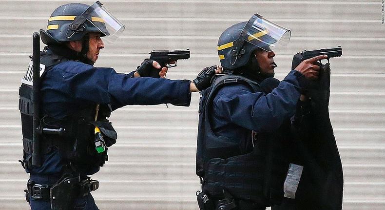 Three people were killed in Wednesday's raid by French police