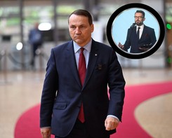 'Nasz prezydent, wasz tłumacz'. PiS bagatelizuje angielski. Sikorski: Dukający prezydent nie jest godny