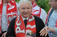 Jarosław Kaczyński kibic