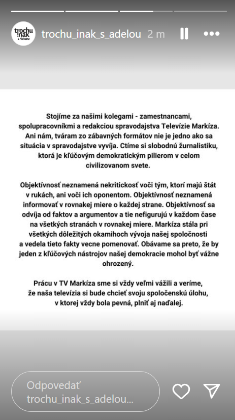 Známe osobnosti sa postavili za redaktorov Markízy.