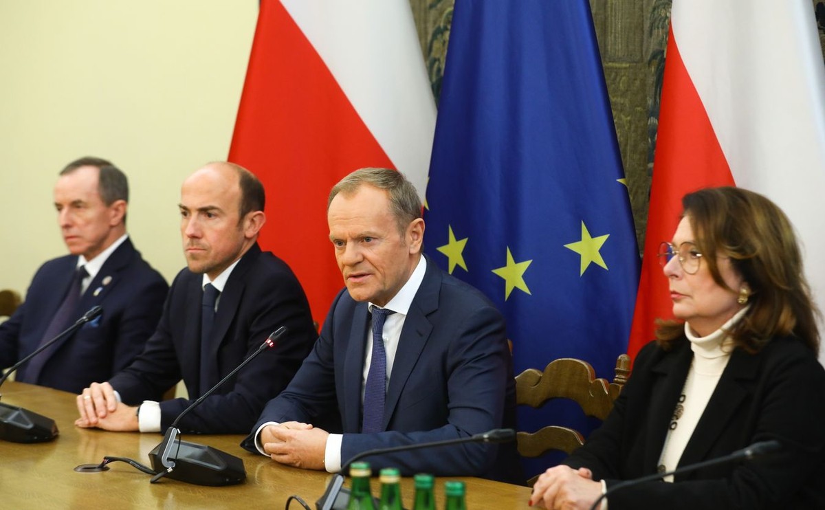 Donald Tusk, Małgorzata Kidawa-Błońska, Borys Budka, Tomasz Grodzki