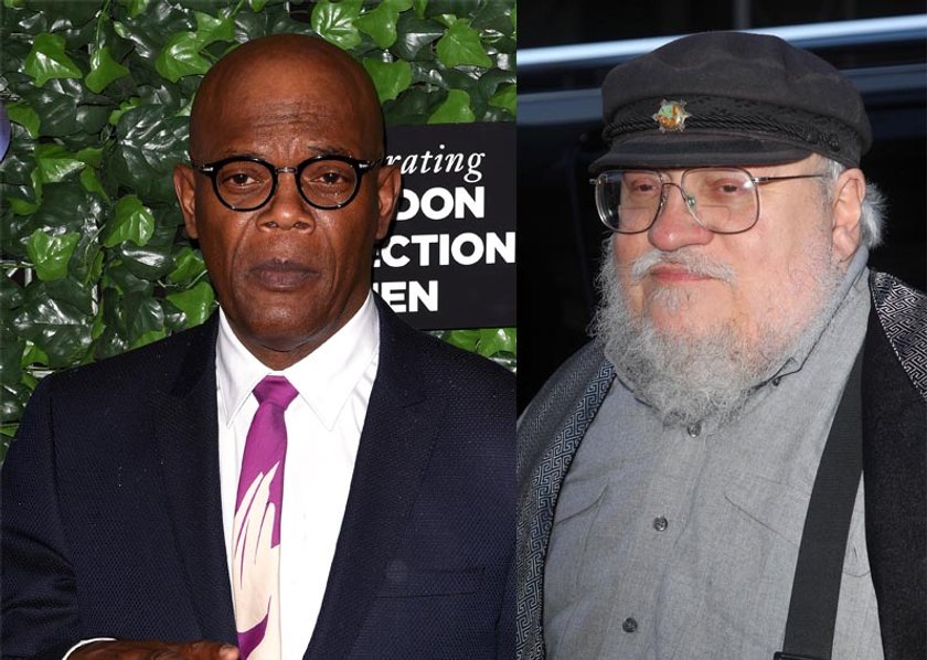 66 lat: George RR Martin and Samuel L Jackson