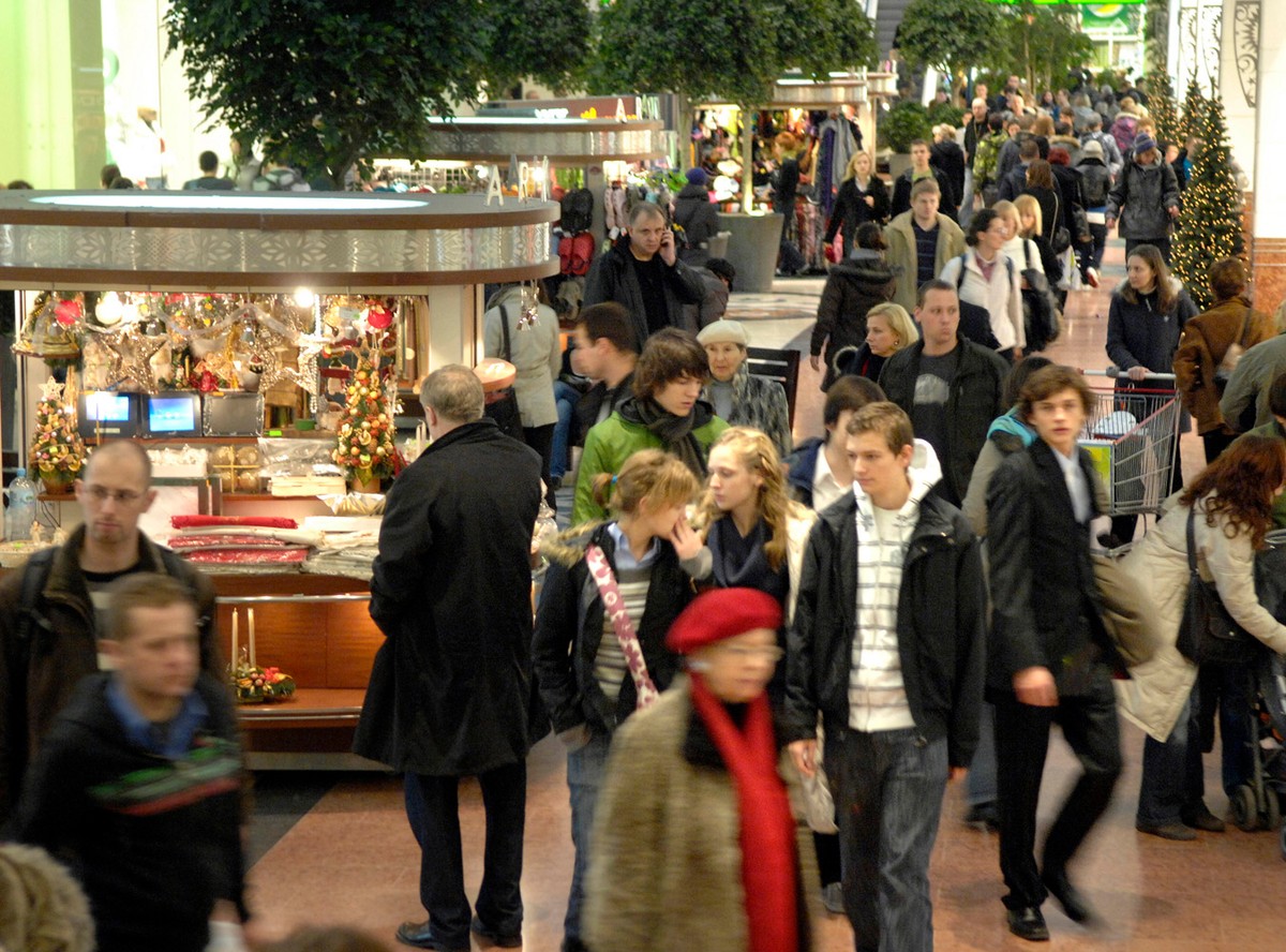 Przedświąteczny szał zakupów