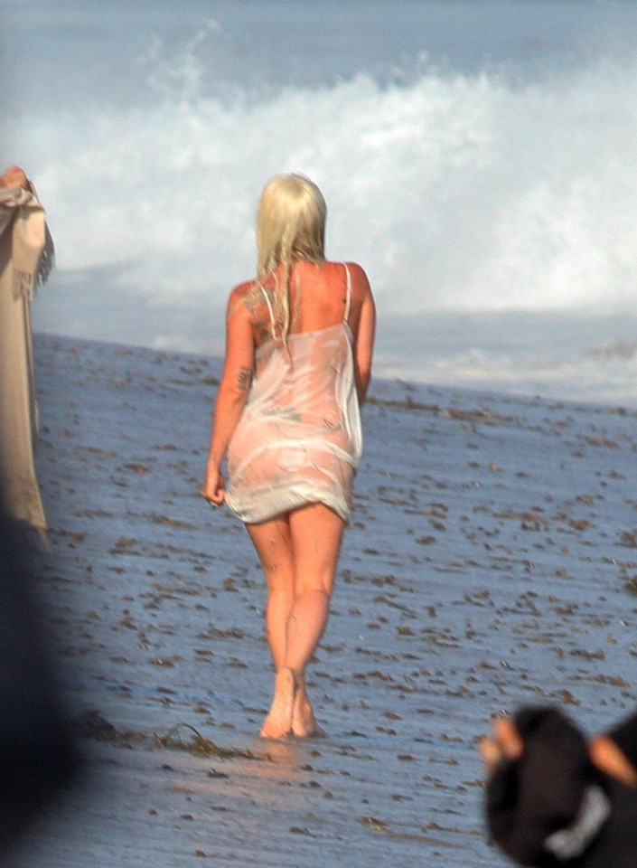 Lady Gaga podczas sesji zdjęciowej