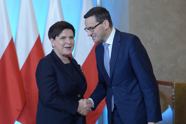 Beata Szydło i Mateusz Morawiecki