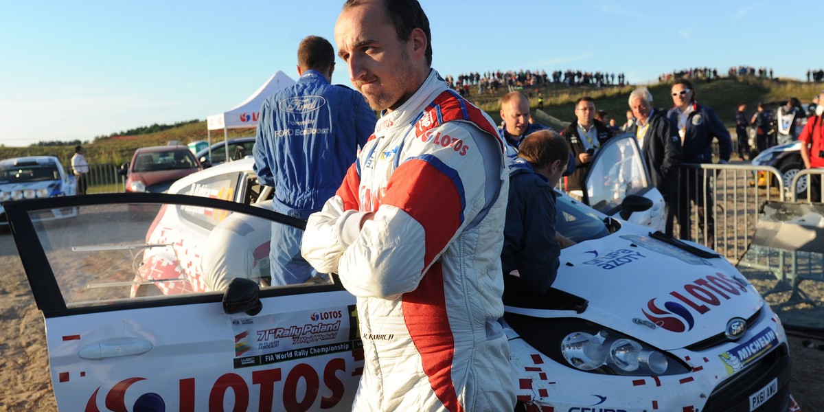 Robert Kubica dachował