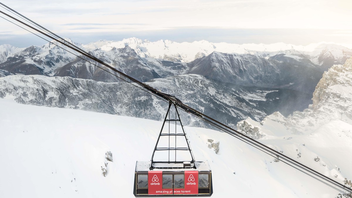 Get your ski trip off to a flying start! Cable car 9,000ft up in the French Alps turned into a luxur