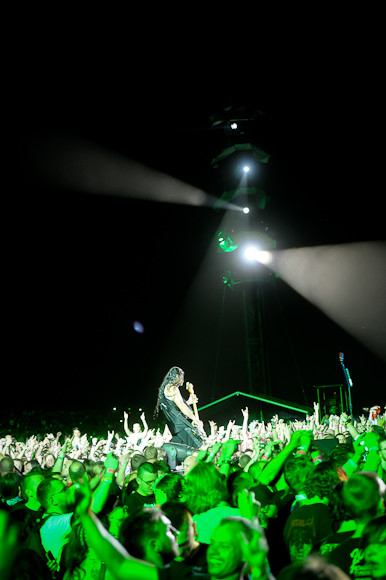 Metallica na festiwalu Sonisphere 2012 w Warszawie (fot. Artur Rawicz / Onet)