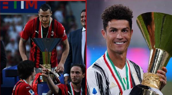 Ibrahimovic and Ronaldo both won Serie A titles in Italy