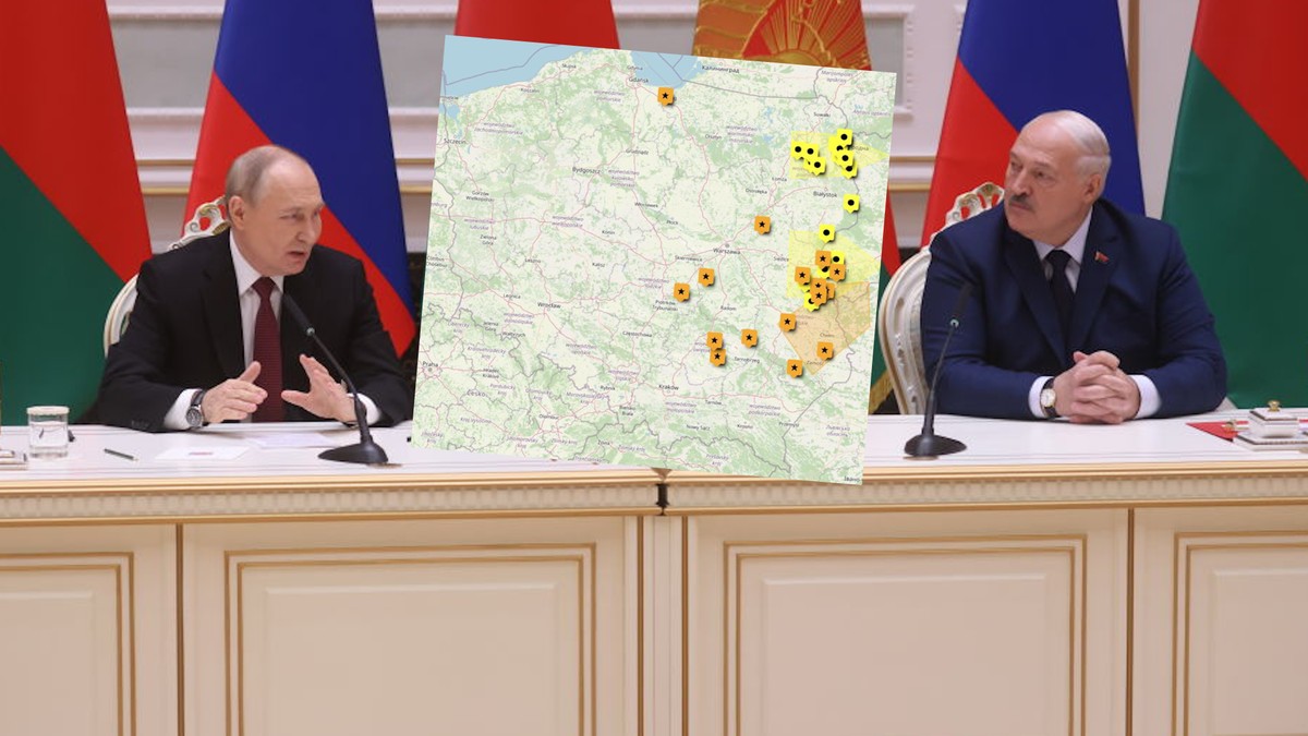 Biuro Bezpieczeństwa Narodowego publikuje mapy. Tak Rosja i Białoruś prowokują