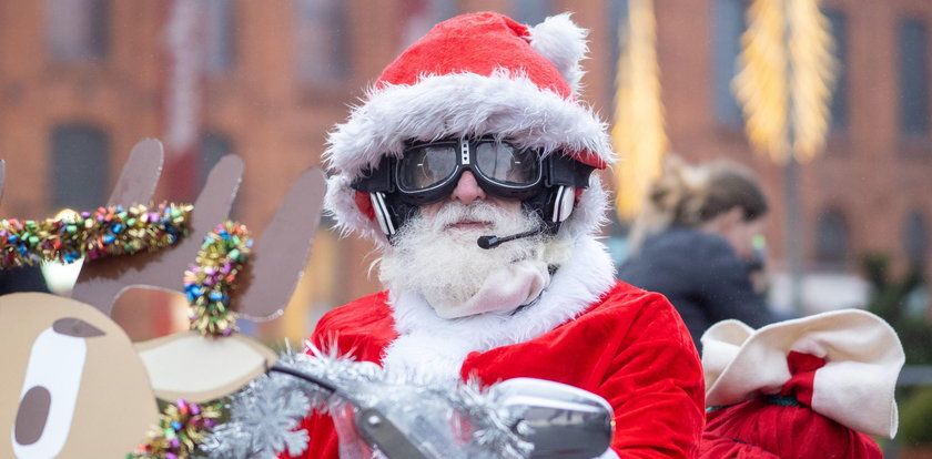 Święty Mikołaj na motorze? Parada Motomikołajów w Łodzi