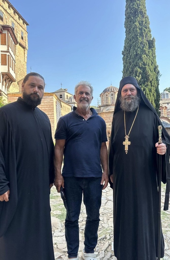 Mel Gibson na Hilandaru