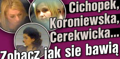 Cichopek, Koroniewska, Cerekwicka - zobacz jak bawiły się gwiazdy