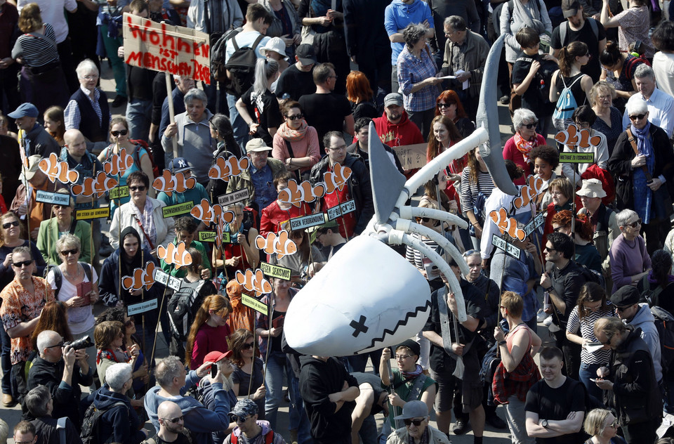 Berlin: manifestacja przeciw wysokim czynszom