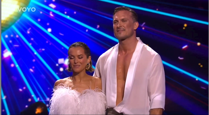 Dominika Rošková a Ján Koleník v tanečnej šou Let's Dance. 