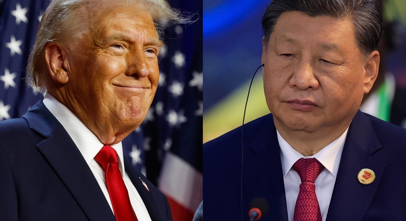 US President-elect Donald Trump, Chinese leader Xi JinpingChip Somodevilla/Getty Images, Buda Mendes/Getty Images