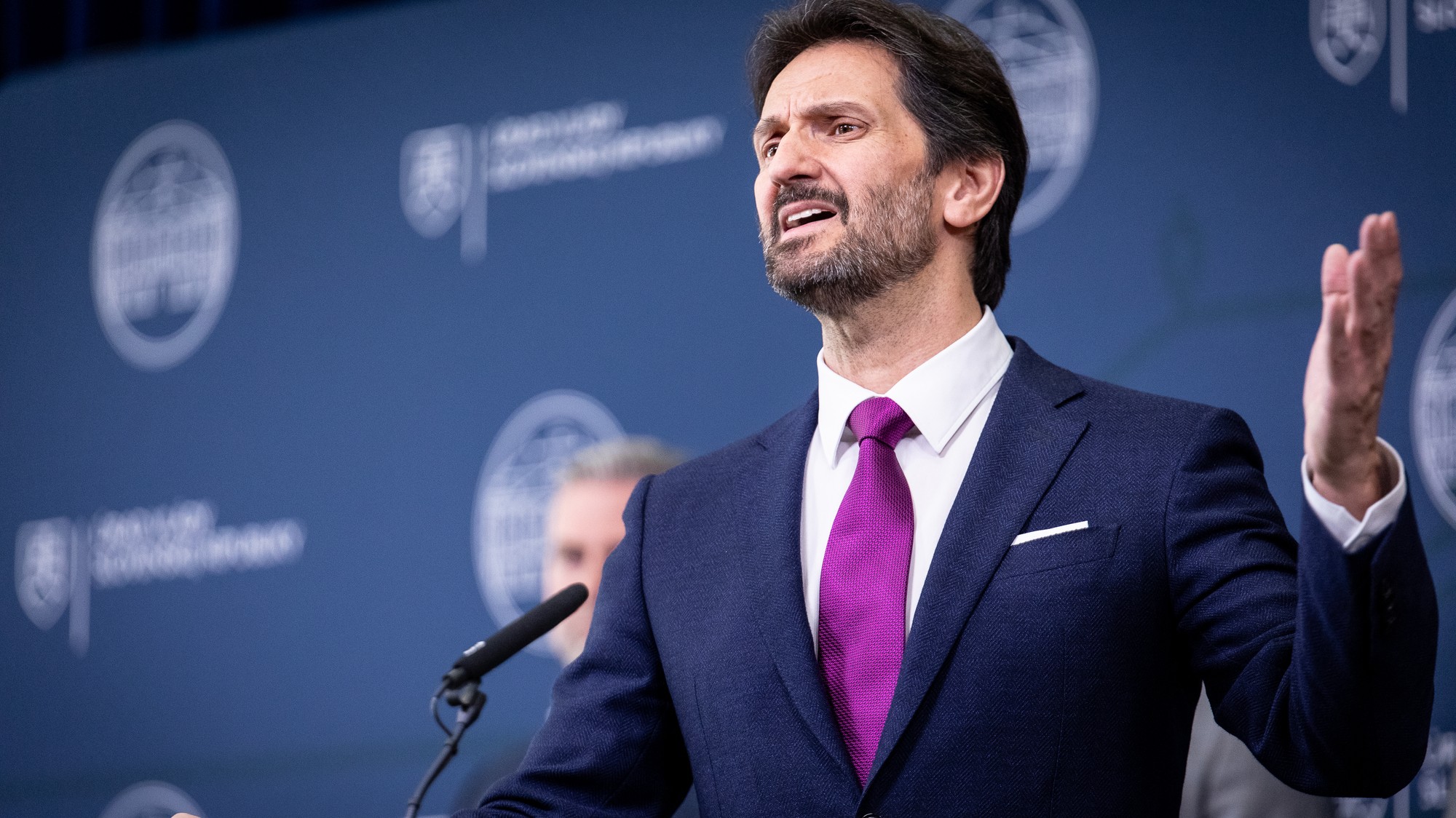 Tlačová konferencia predstaviteľov Smeru 5. 3. 2024