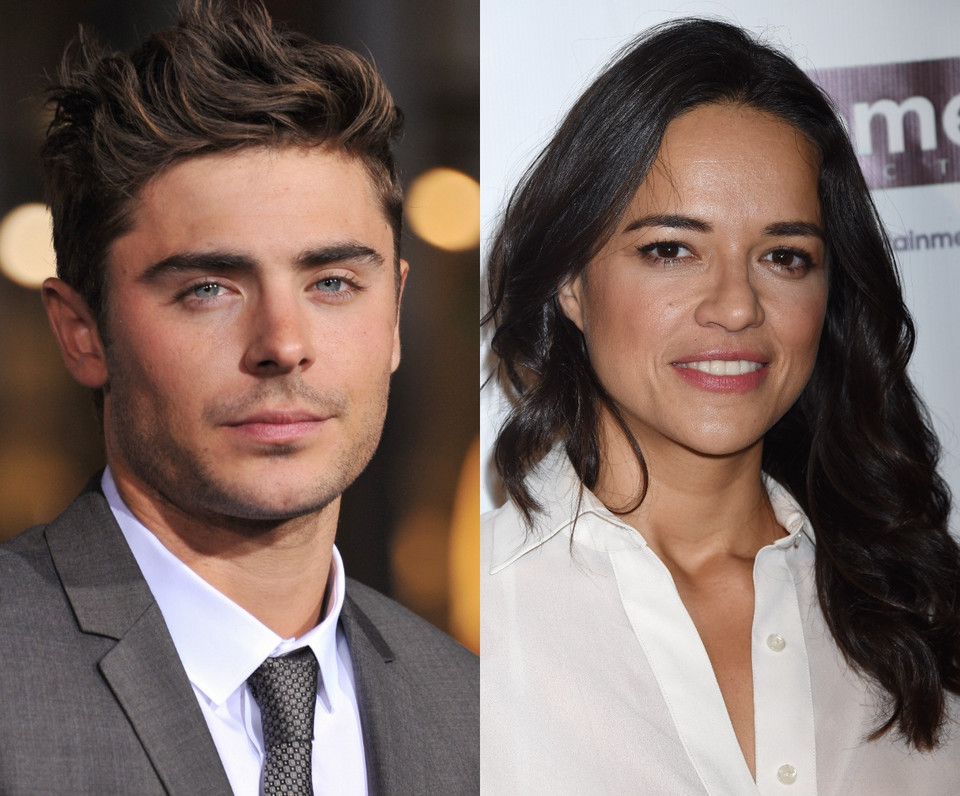 Michelle Rodriguez i Zac Efron