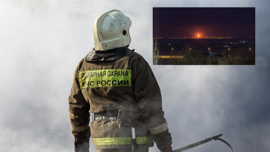 Pożar w elektrowni cieplnej w Nowoczerkasku