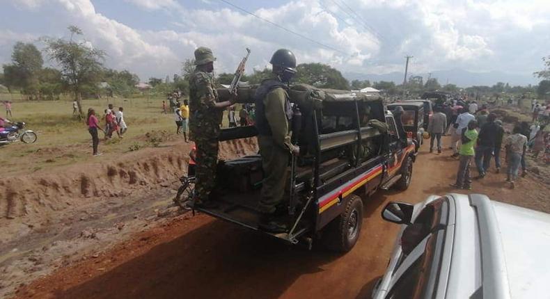 File image of police taking the body of Abenny Jachiga to his home on 12 June 2020 before a confrontation with his fans ensued, prompting the burial to be postponed.