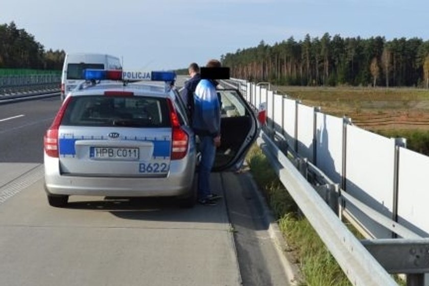 Policja na autostradzie A4