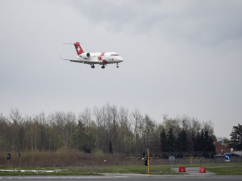 Swiss Air Rescue nad Łodzią