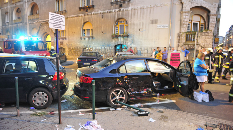 A Radnóti Miklós és a Tátra utca sarkán történt a baleset / Fotó: Olvasó-riporter