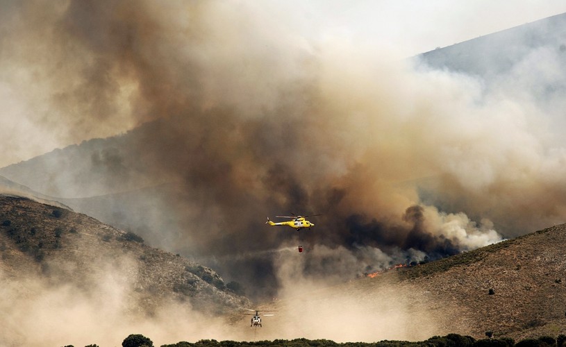 Wielkie pożary w Hiszpanii