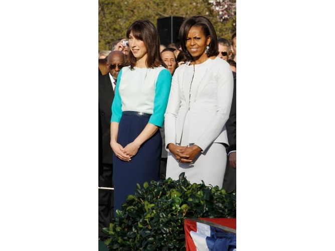 Michelle Obama i Samantha Cameron