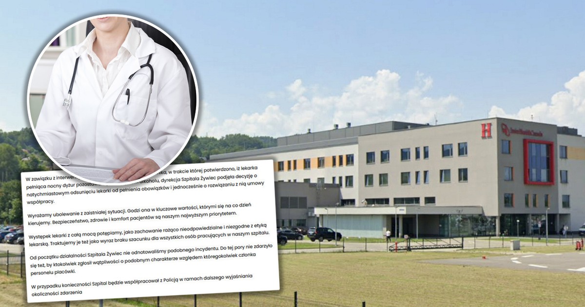Żywiecka policja weszła do szpitala w nocy. Skandal to mało powiedziane