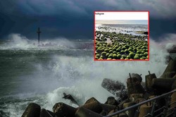 Co się stało nad Bałtykiem? Zastanawiające zdjęcia z plaży