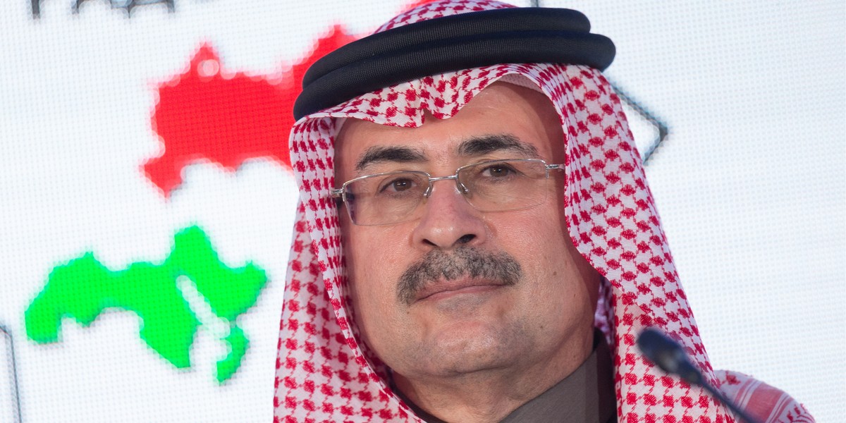 Saudyjski koncern naftowy Saudi Aramco miał w 2018 roku ponad 111 mld dol. zysku netto. Na zdjęciu CEO firmy Amin H. Nasser