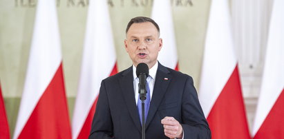 Andrzej Duda o granicy: Nie pękniemy. Prezydent skomentował też rozmowy Merkel z Łukaszenką