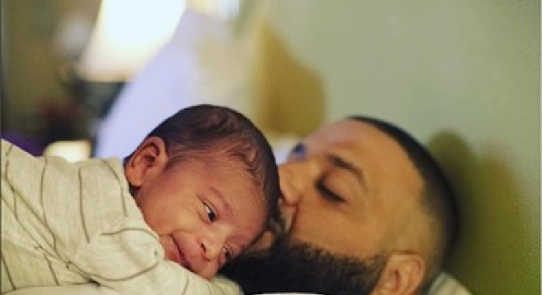 DJ Khaled with son, Asahd