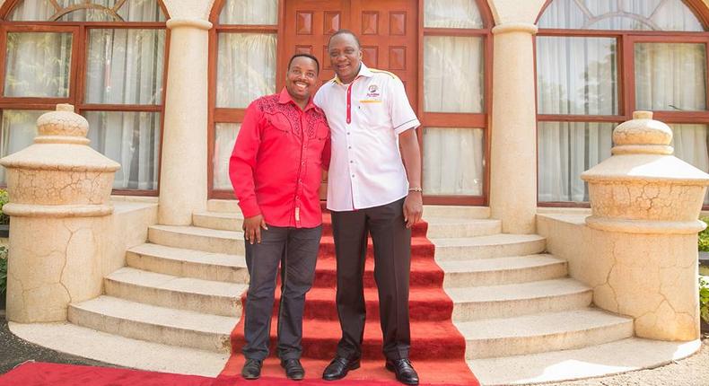 Ben Githae and President Uhuru Kenyatta
