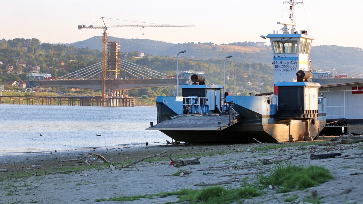 Novi Sad, presušio Dunav
