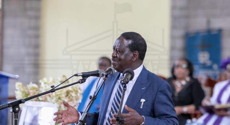 File image of Raila Odinga. He has assured his supporters that he is not abandoning them