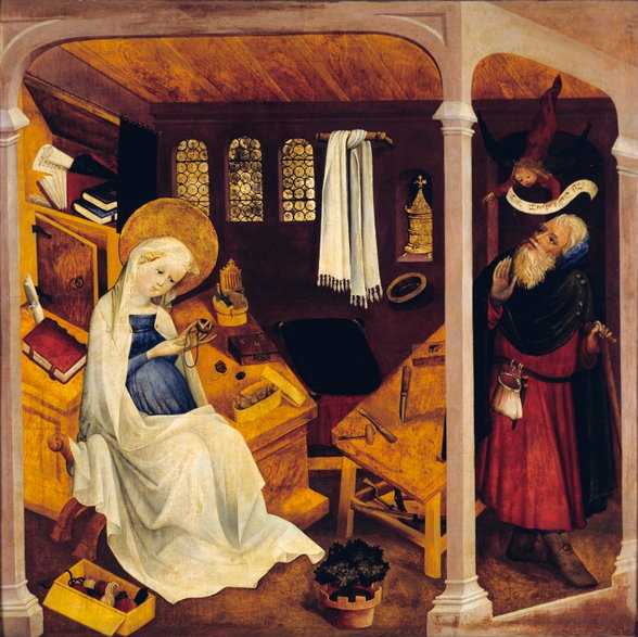 Obraz Wątpliwości Józefa (1430–1440), Mistrz Górnoreński i jego warsztat