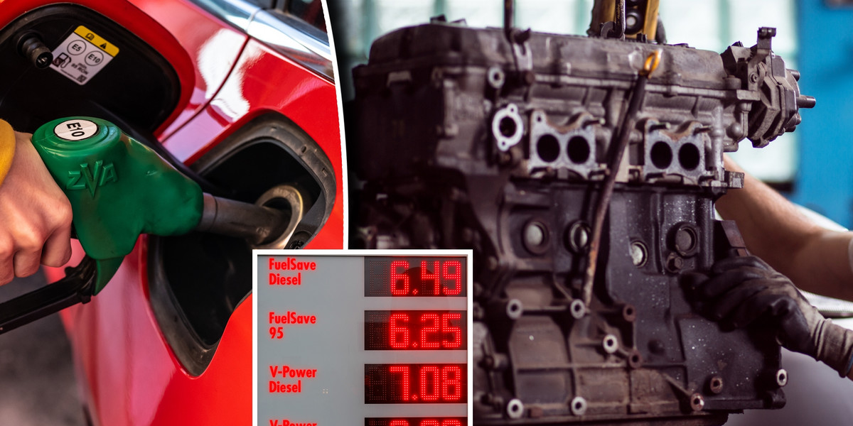 Ceny paliwa w nowym roku. Benzyna E10 mogąca uszkodzić silniki starszych aut jest dostępna na nielicznych stacjach.