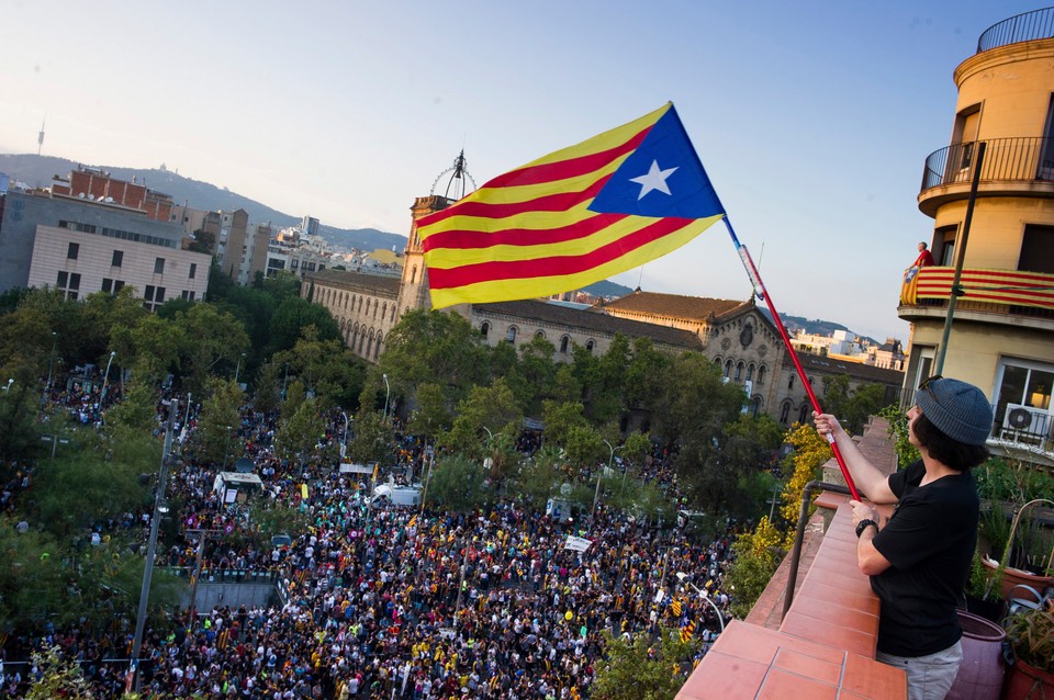 SPAIN CATALONIA REFERENDUM AFTERMATH (Catalonia general strike and demonstarations against police actions at the '1-O Referendum')